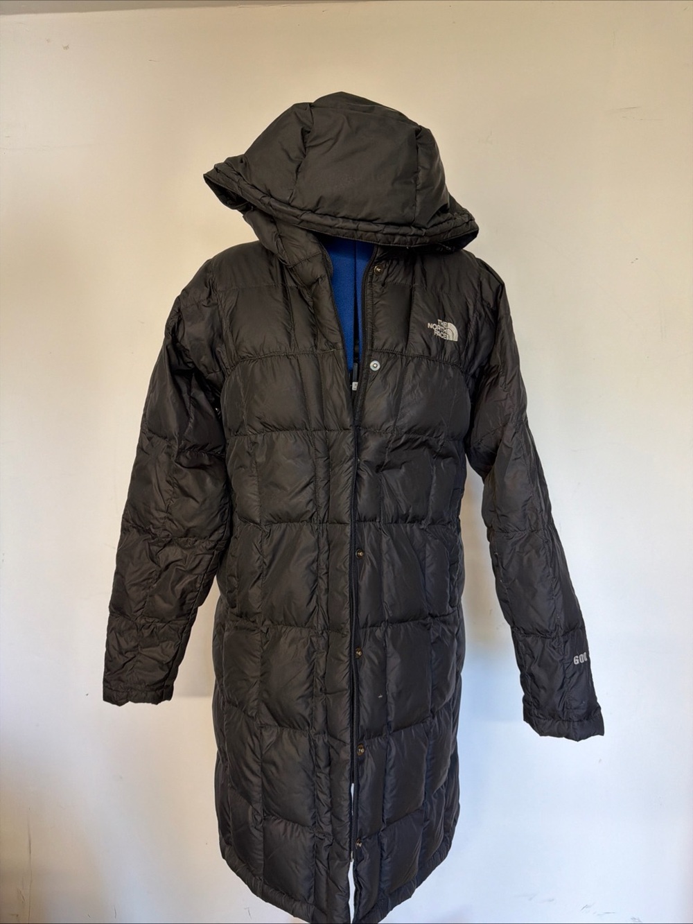 The North Face Black Hooded Long Puffer Parka